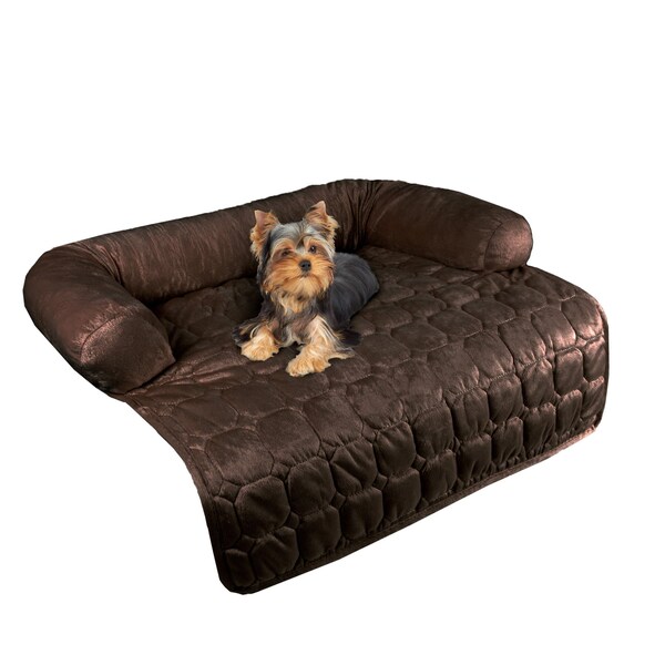 Pet Adobe Furniture Protector Pet Cover with Shredded Memory Foam filled 30" x 30.5"for Dogs and Cats (Brown) 626052WPN - main